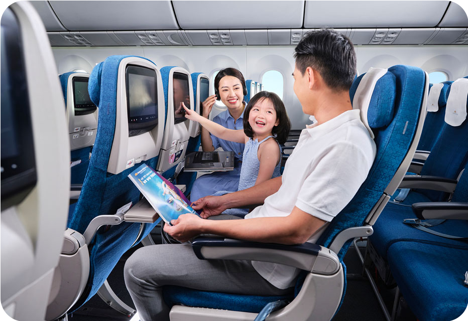 Vietnam airlines ベトナム航空　国際線　機内　ブランケット エコノミークラス | Vietnam Airlines